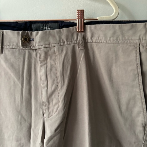 Brax Evans Flat Front Kapok &‎ Pima Luxury Chinos sz 42/34 - Picture 6 of 11